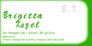 brigitta kszel business card